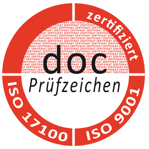 Rezertifizierung nach DIN EN ISO 17100:2016 und Zertifizierung nach der DIN EN ISO 9001:2015