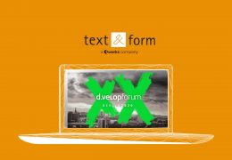 text&form sponsors the annual d.velop Forum 2020